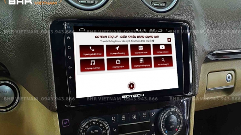 Màn hình DVD Android xe Mercedes GL Class X164 (GL350, GL400, GL450, GL500, GL550) 2006 - 2013 | Gotech GT8 Max